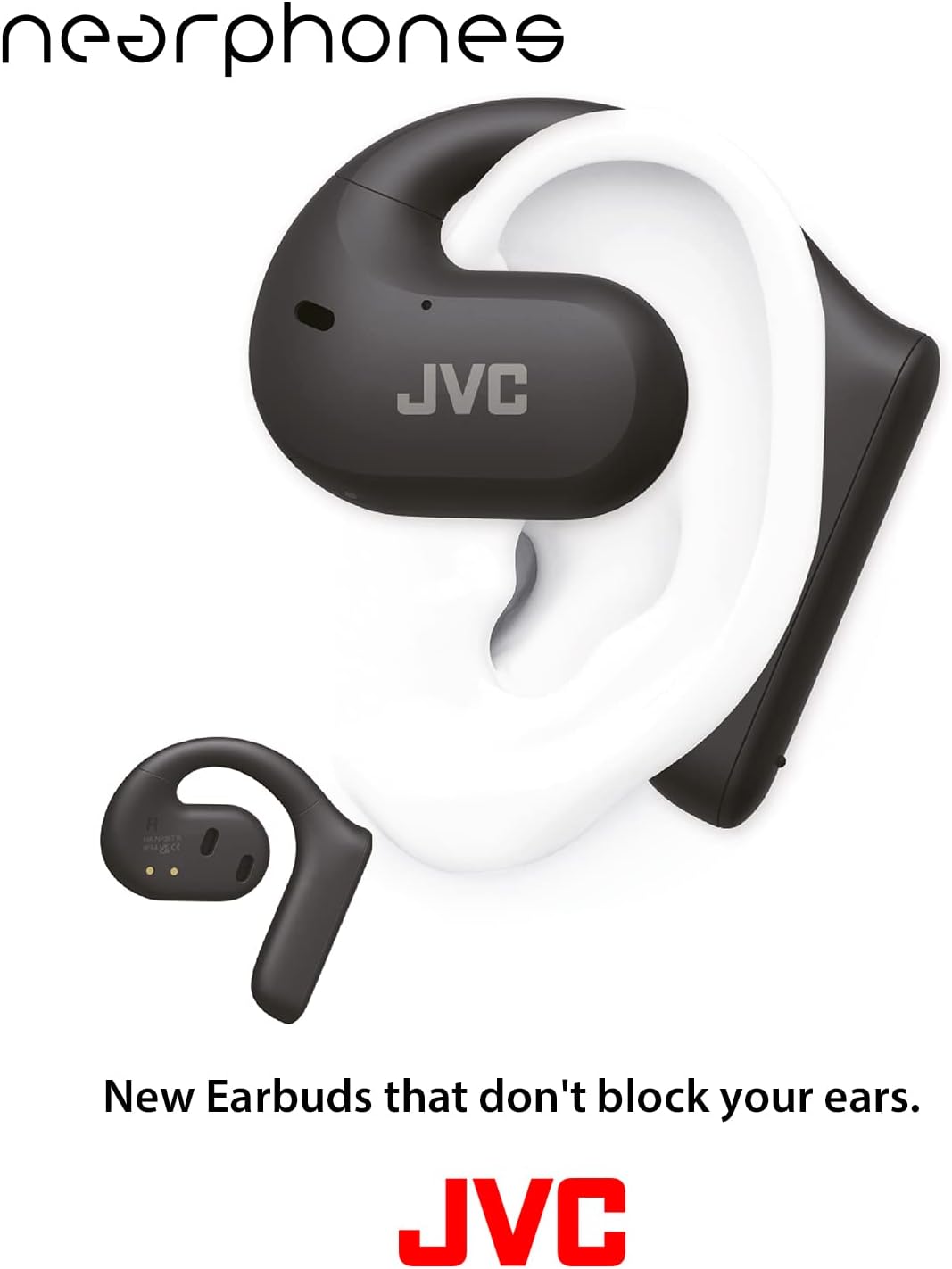 JVC Wireless Open Ear True Wireless Nearphones - HA-NP35T