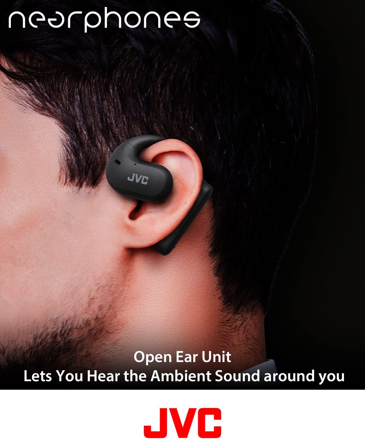 JVC Wireless Open Ear True Wireless Nearphones - HA-NP35T