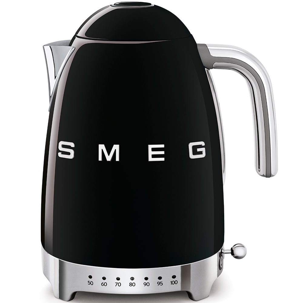 Smeg 50's Style Variable Temperature Kettle | Black - KLF04BL