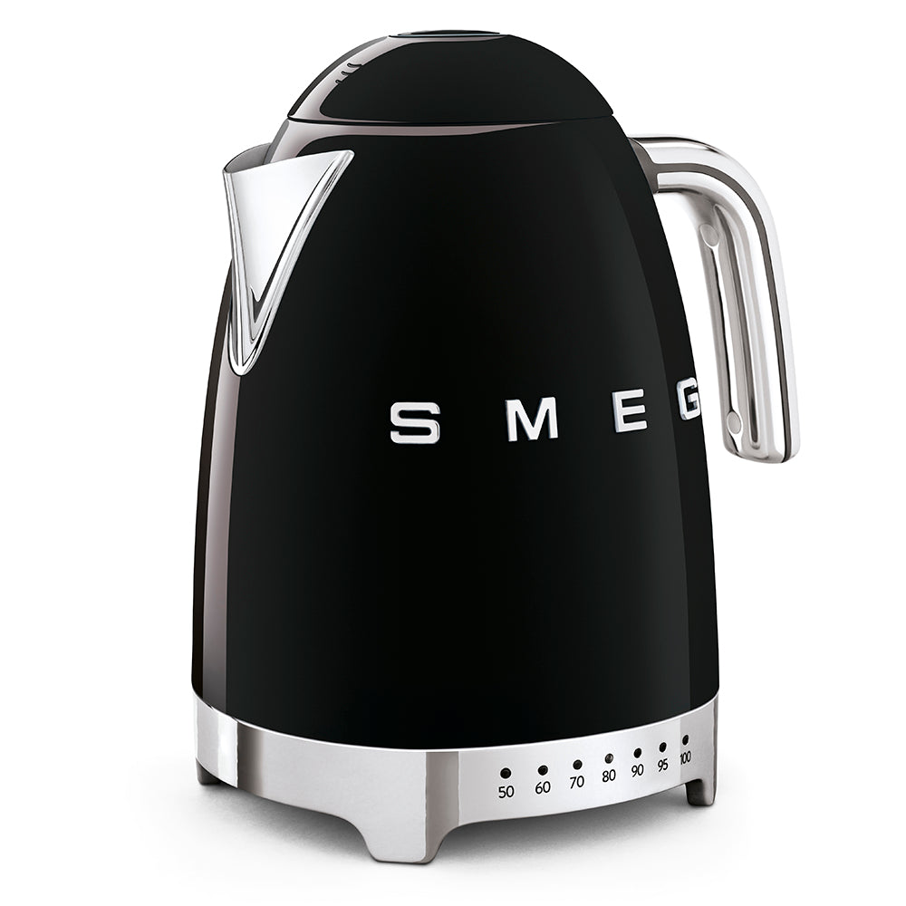 Smeg 50's Style Variable Temperature Kettle | Black - KLF04BL