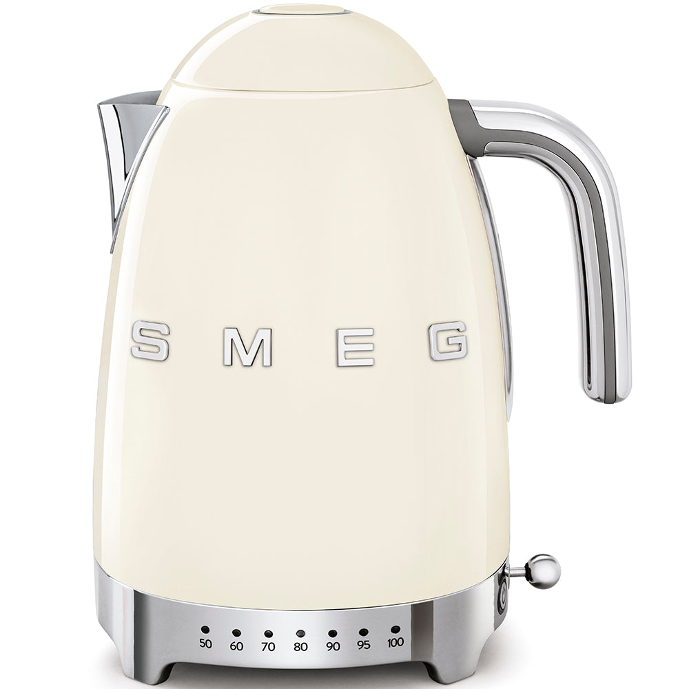 Smeg 50's Style Variable Temperature Kettle | Cream - KLF04CR