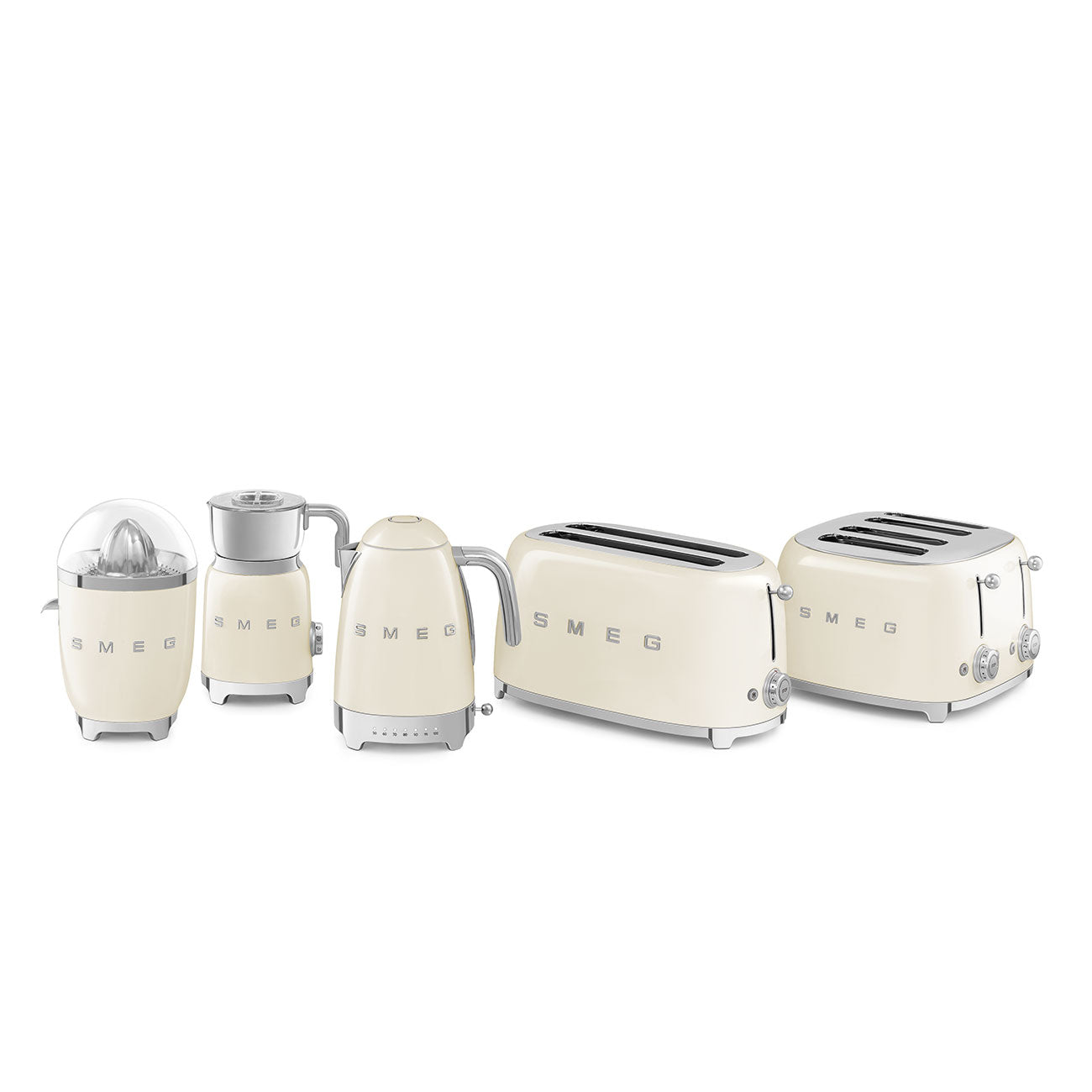 Smeg 50's Style Variable Temperature Kettle | Cream - KLF04CR
