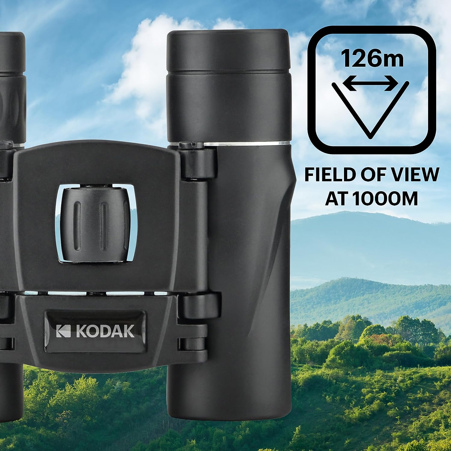 Kodak BCS200 8x21 Compact Binocular | Black