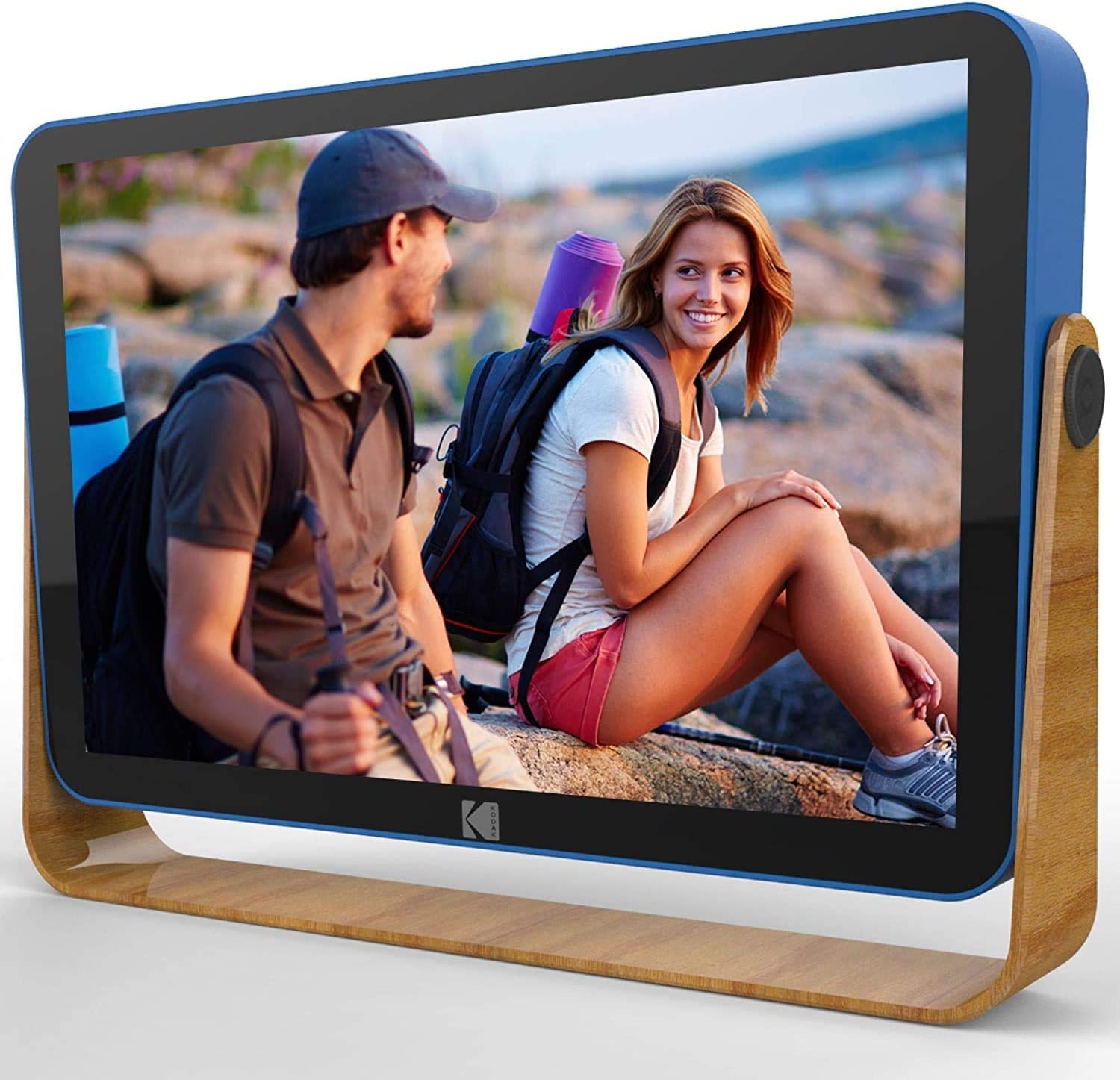 Kodak 10 Inch Digital Metal Photo Frame WiFi - Blue - RWF108HBLUE
