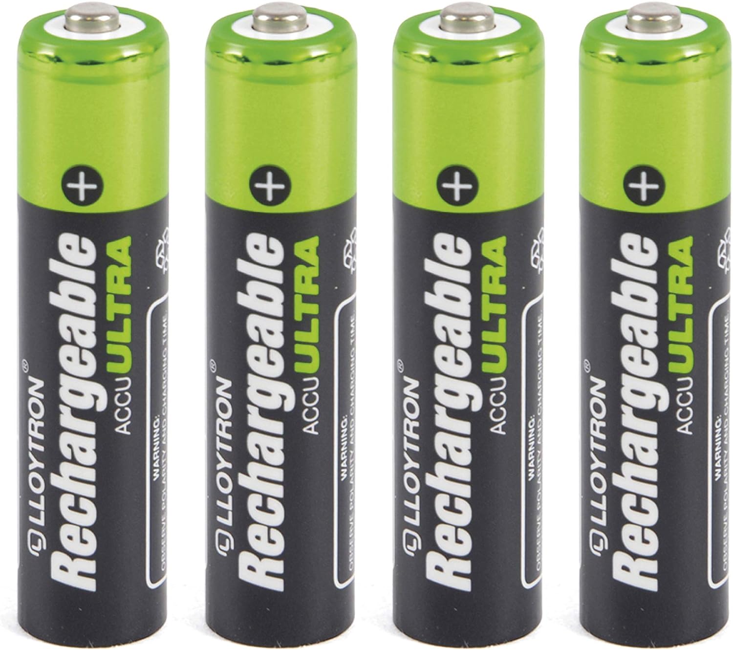 Pilas AAA AccuUltra de NiMH Lloytron (paquete de 4) de 1100 mAh | B1004