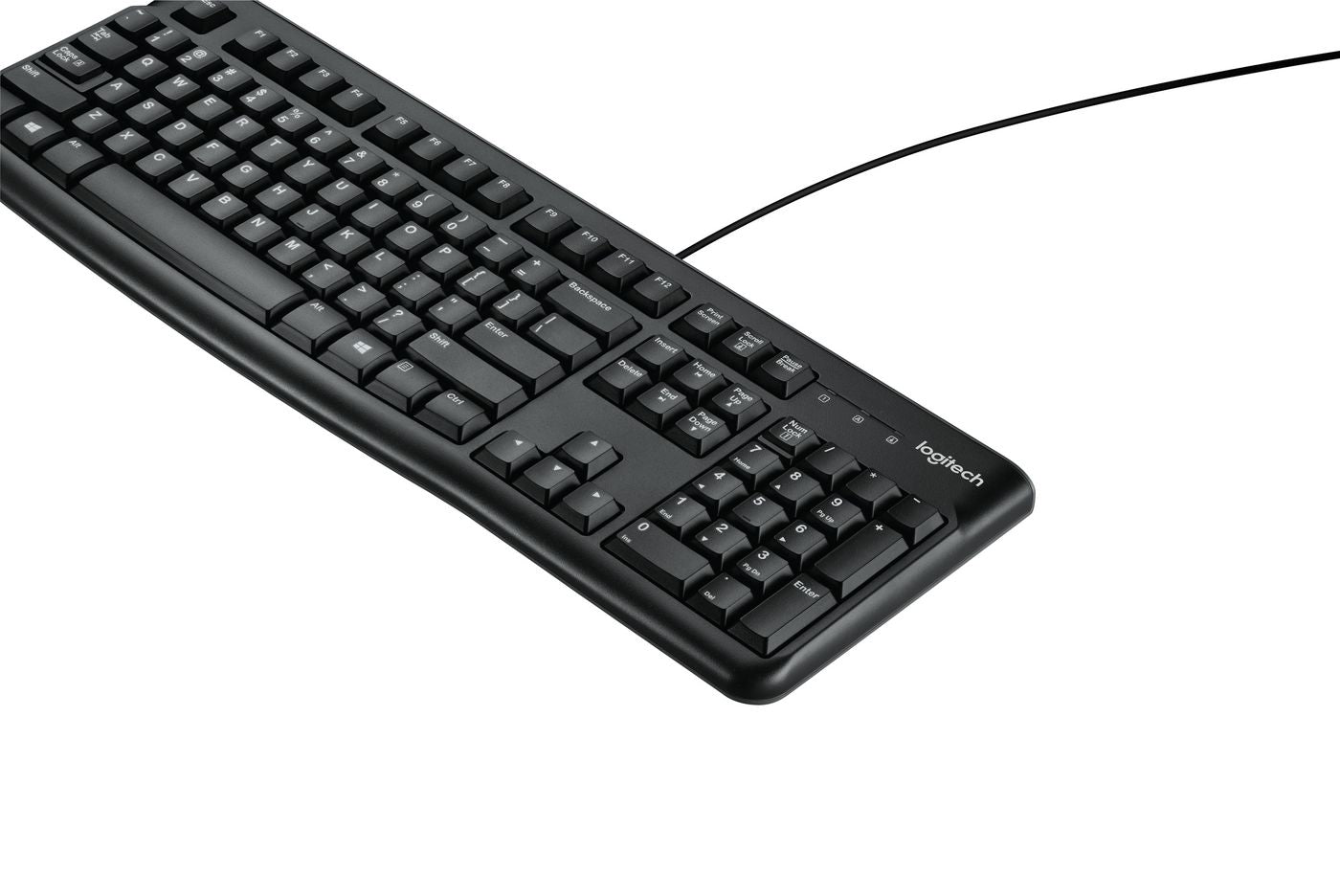 Teclado Logitech Wired K120 en inglés de EE. UU.