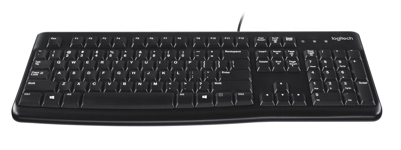 Teclado Logitech Wired K120 en inglés de EE. UU.