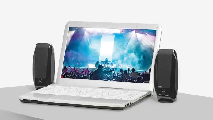 Altavoces estéreo USB Logitech S150 para ordenador de escritorio o portátil