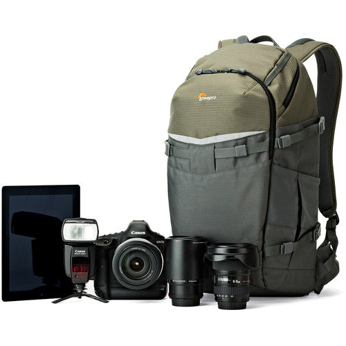 Lowepro Flipside Trek BP 450 AW Backpack | Grey/Dark Green - LP37016-PWW