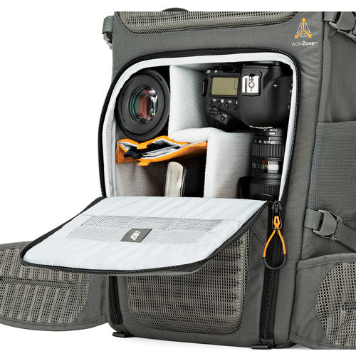 Mochila Lowepro Flipside Trek BP 450 AW | Gris/Verde Oscuro - LP37016-PWW