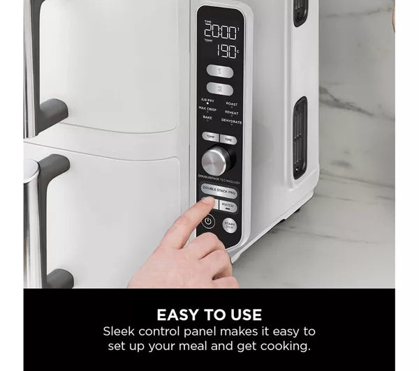 Freidora de aire Ninja Double Stack XL de 9,5 l | SL400UK