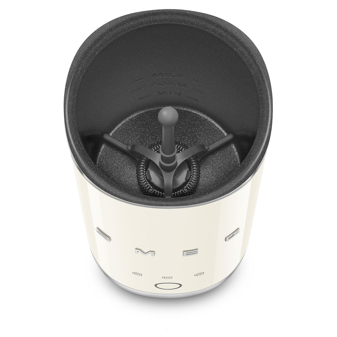 Smeg 50's Style Mini Milk Frother - Cream - MFF02CR