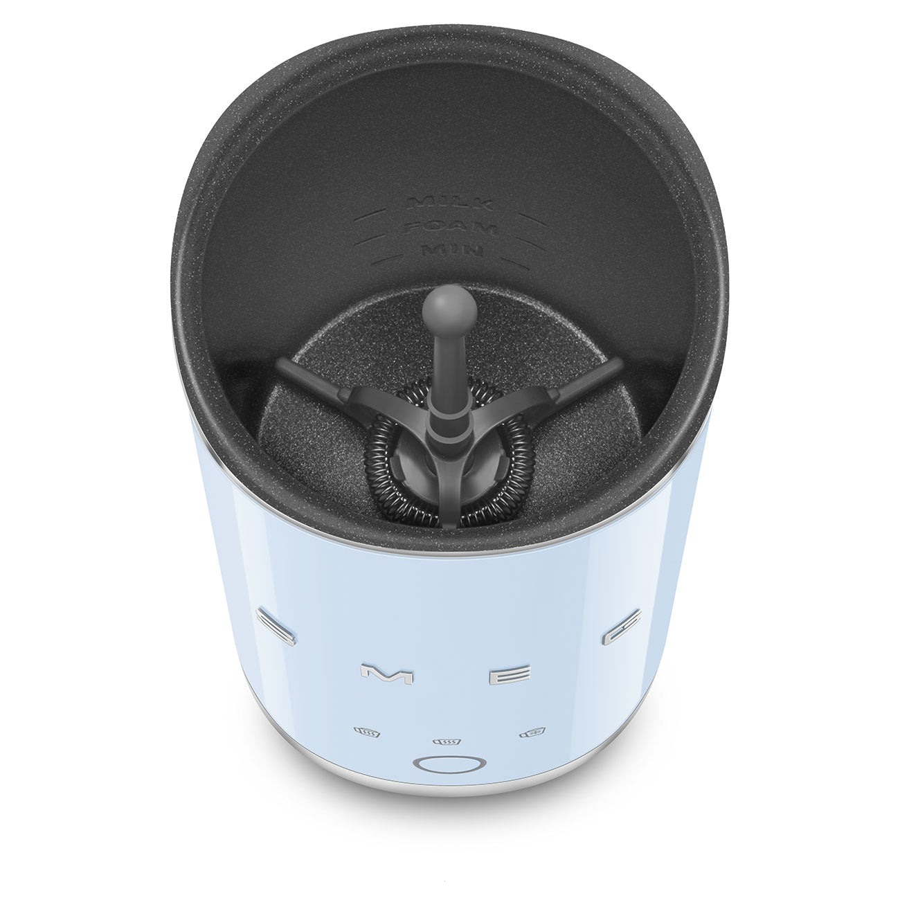 Smeg 50's Style Mini Milk Frother - Pastel Blue - MFF02PB