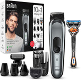 Braun 10-in-1 Beard Trimmer Set - Silver and Grey | MGK7220