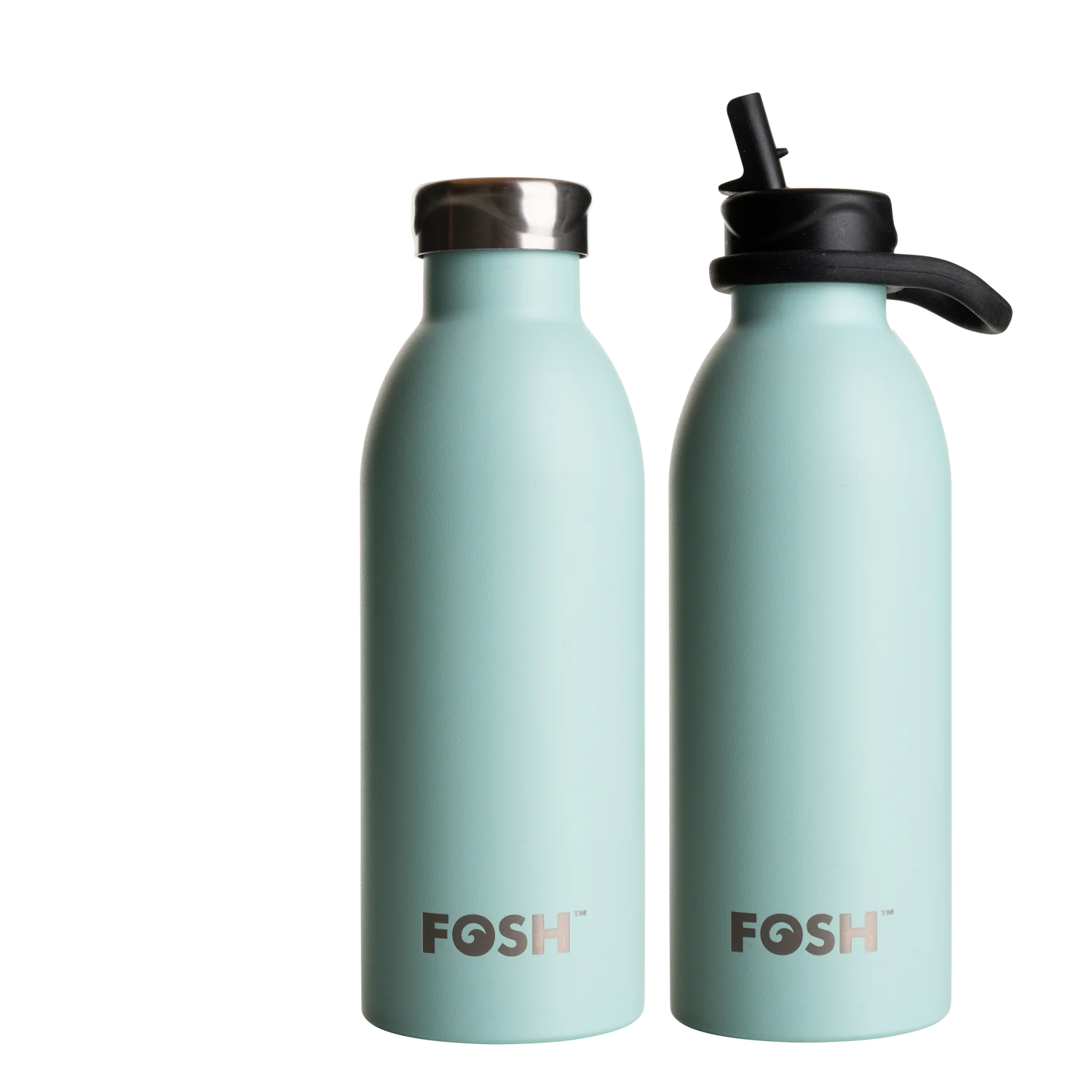Botella reutilizable térmica Fosh Vital 2.0 de 500 ml, color menta