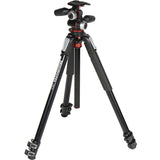 Manfrotto Aluminum Tripod with 3-Way Pan/Tilt Head - MK055XPRO3-3W