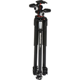 Manfrotto Aluminum Tripod with 3-Way Pan/Tilt Head - MK055XPRO3-3W