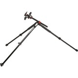 Manfrotto Aluminum Tripod with 3-Way Pan/Tilt Head - MK055XPRO3-3W