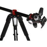 Manfrotto Aluminum Tripod with 3-Way Pan/Tilt Head - MK055XPRO3-3W