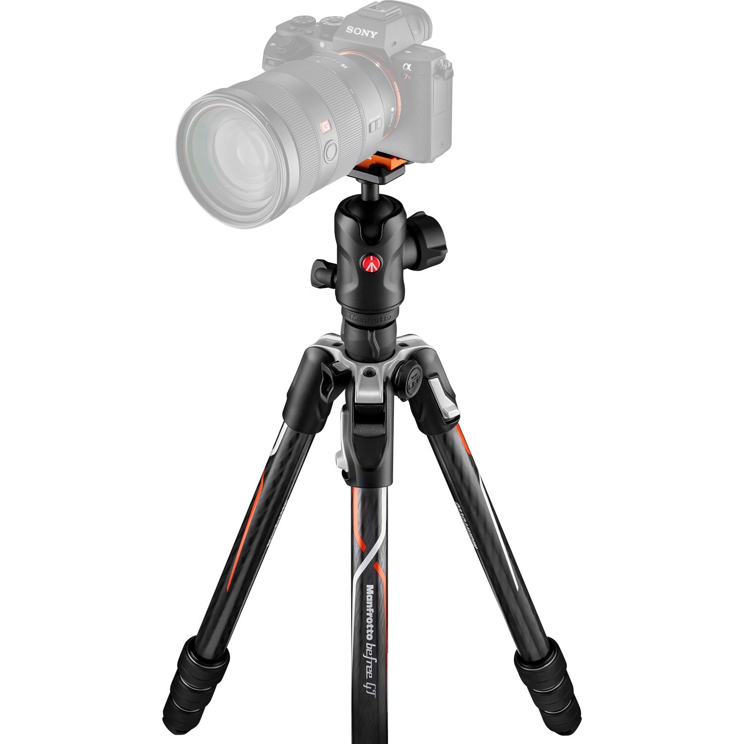 Manfrotto Befree GT Alpha Kit de trípode de fibra de carbono - MKBFRTC4GTA-BH