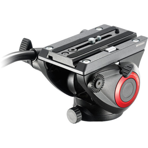 Cabezal de vídeo fluido Manfrotto con base plana - MVH500AH