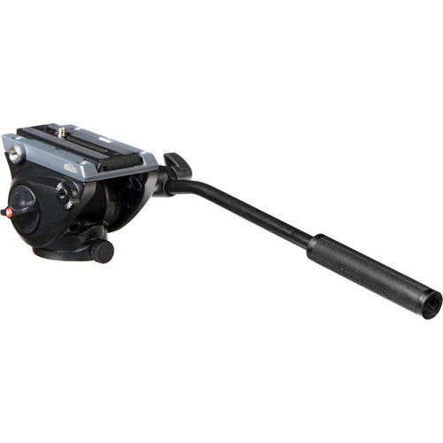 Cabezal de vídeo fluido Manfrotto con base plana - MVH500AH
