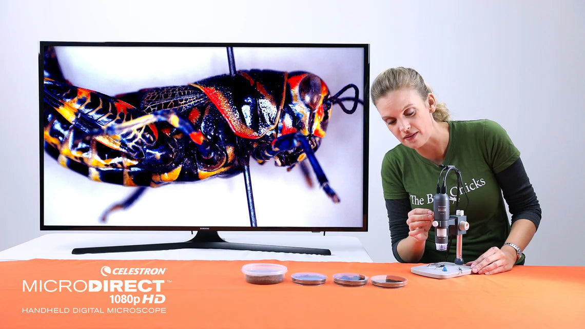 Microscopio digital portátil Celestron MicroDirect 1080P HDMI | 44316