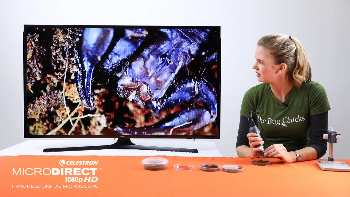 Microscopio digital portátil Celestron MicroDirect 1080P HDMI | 44316
