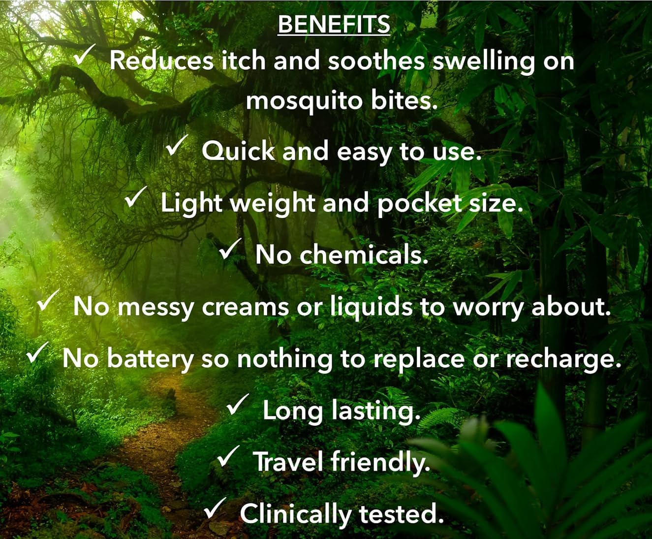 Dispositivo de alivio de picaduras de mosquitos Click