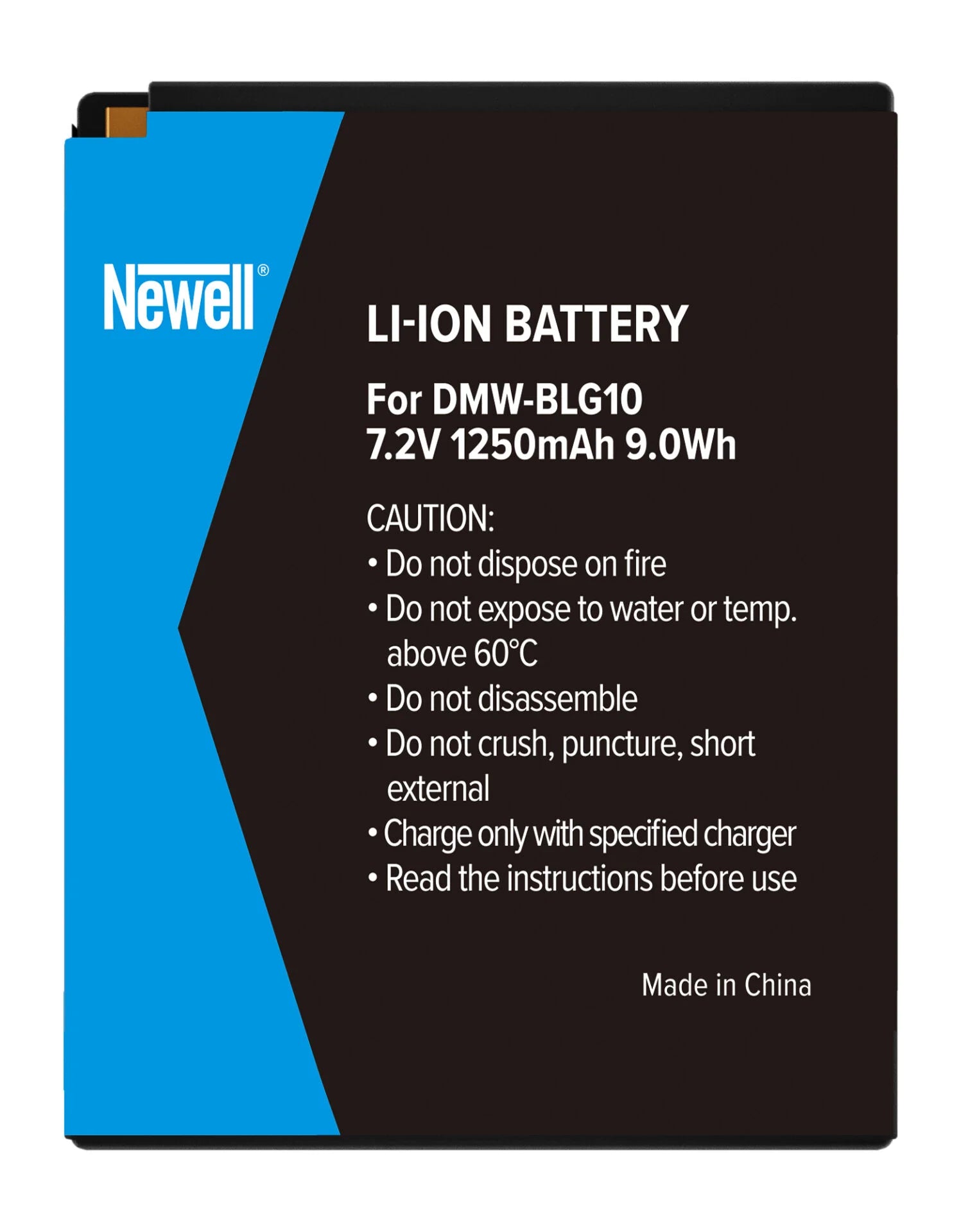 Newell Pack DC-USB-C Battery Charger +2 DMW-BLG10 Batteries for Panasonic Cameras - NW0234