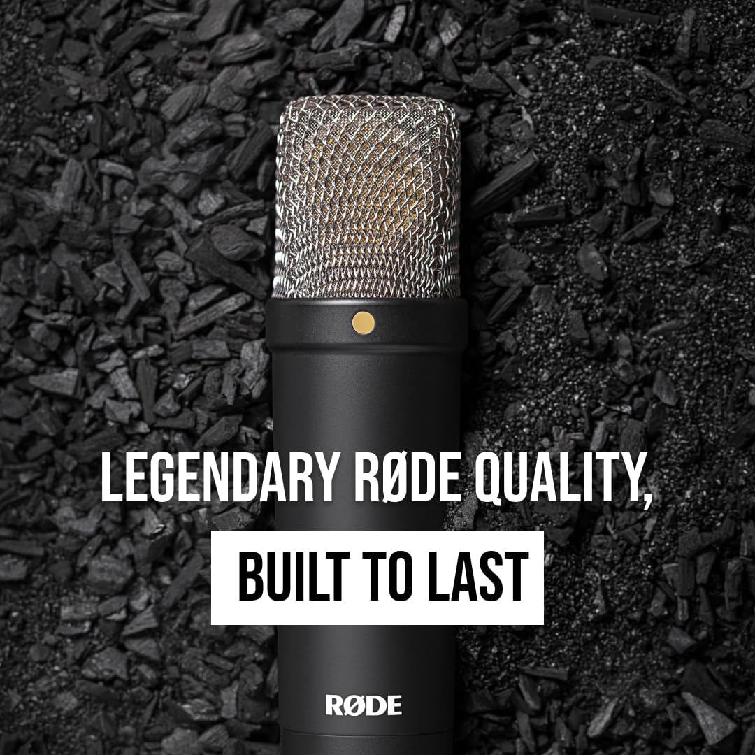Rode NT1 Signature Series Condenser Microphone, Black - NT1SIGNATUREBLACK