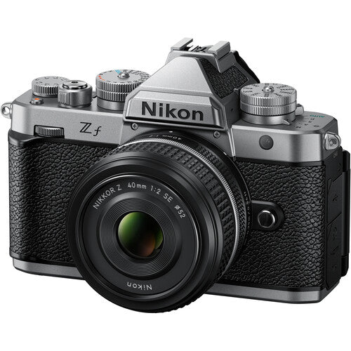 Nikon Zf Mirrorless Camera with 40mm SE Lense - Silver