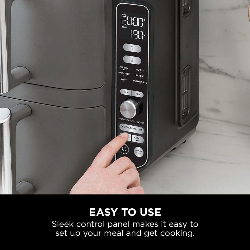 Freidora de aire Ninja Double Stack XL de 9,5 l | SL400UK