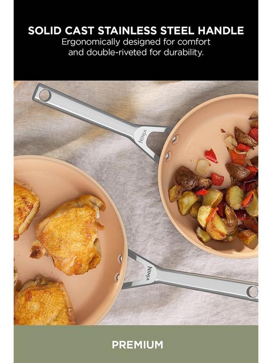Ninja Extended Life Ceramic 5-Piece Frying Pan & Saucepan Set | CW95000UK
