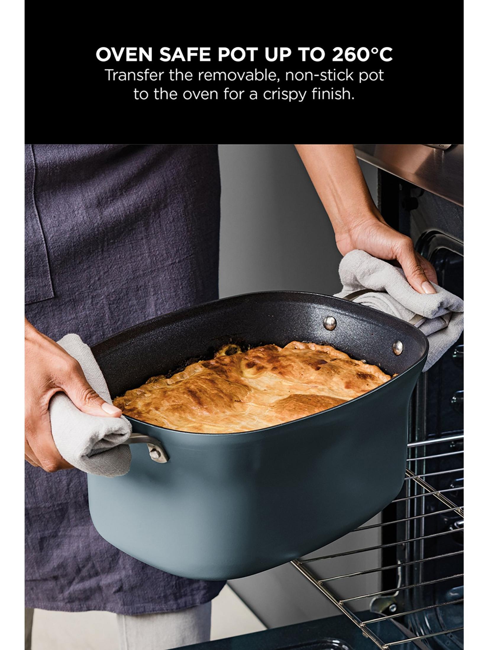 Ninja Foodi Possible Cooker 8-in-1 Slow Cooker | Sea Salt Grey - MC1001UK