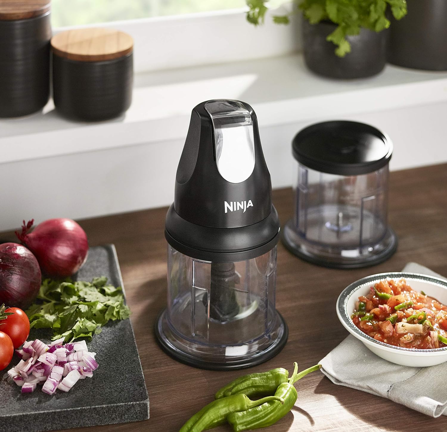 Ninja Professional Stackable Chopper 200W | NJ1002UKBK