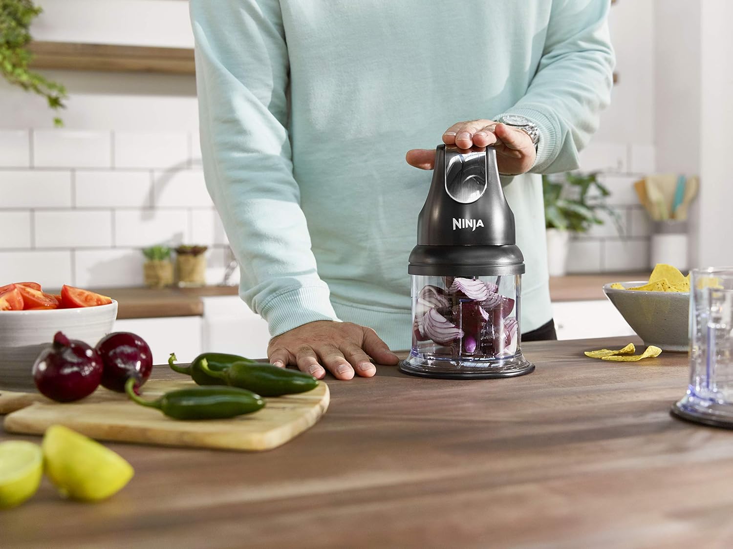 Ninja Professional Stackable Chopper 200W | NJ1002UKBK