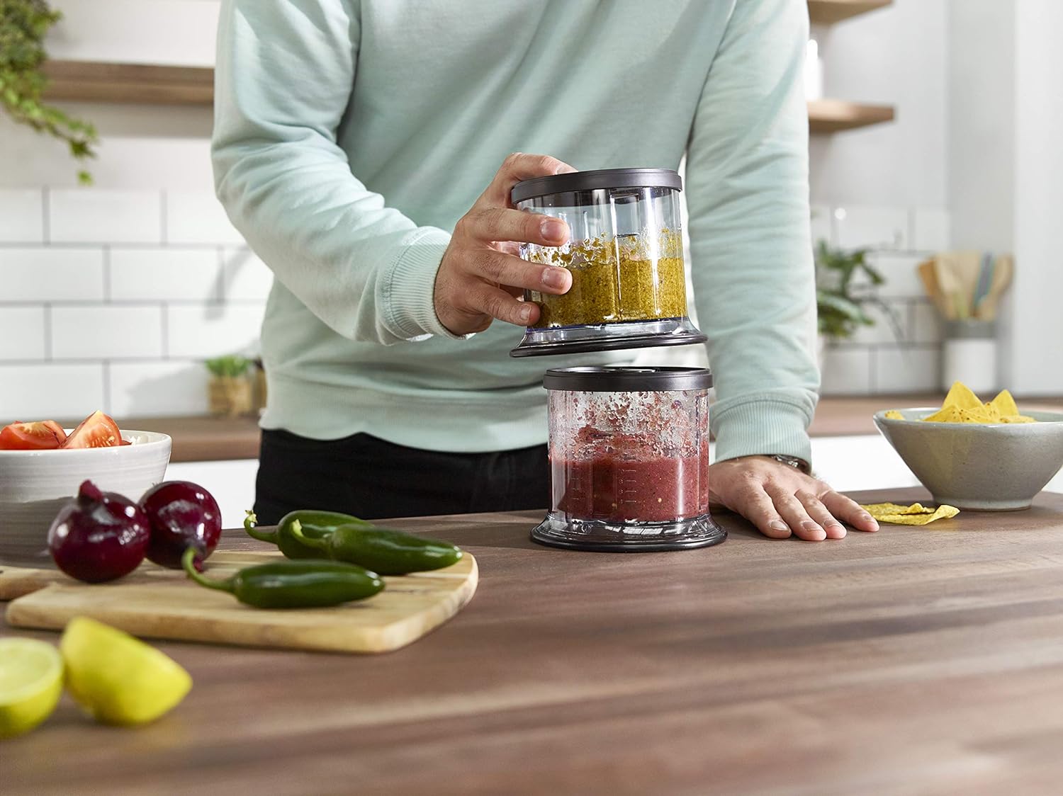 Ninja Professional Stackable Chopper 200W | NJ1002UKBK