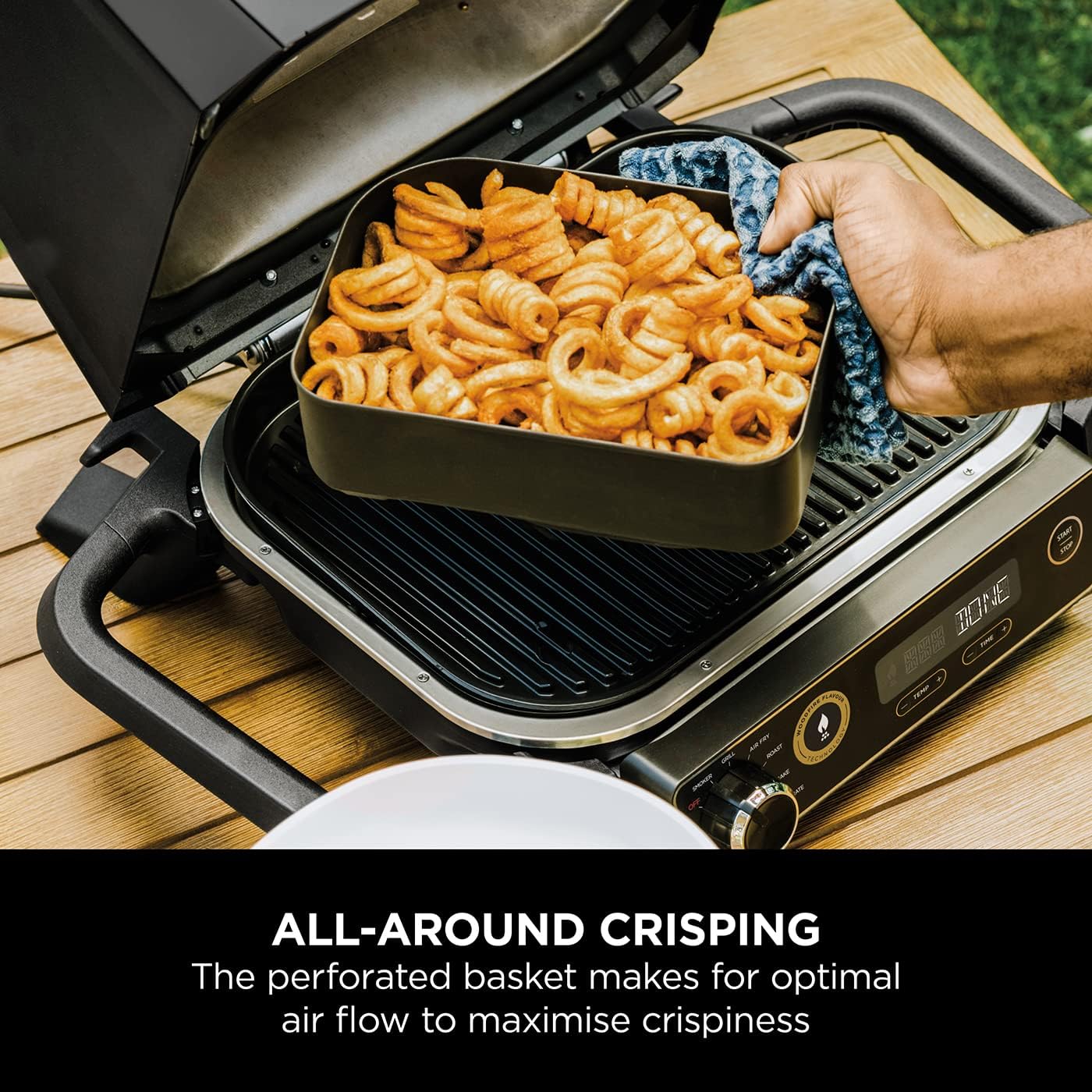 Ninja Woodfire Electric BBQ Combo Crisper Basket - XSKCRISPBTEUK