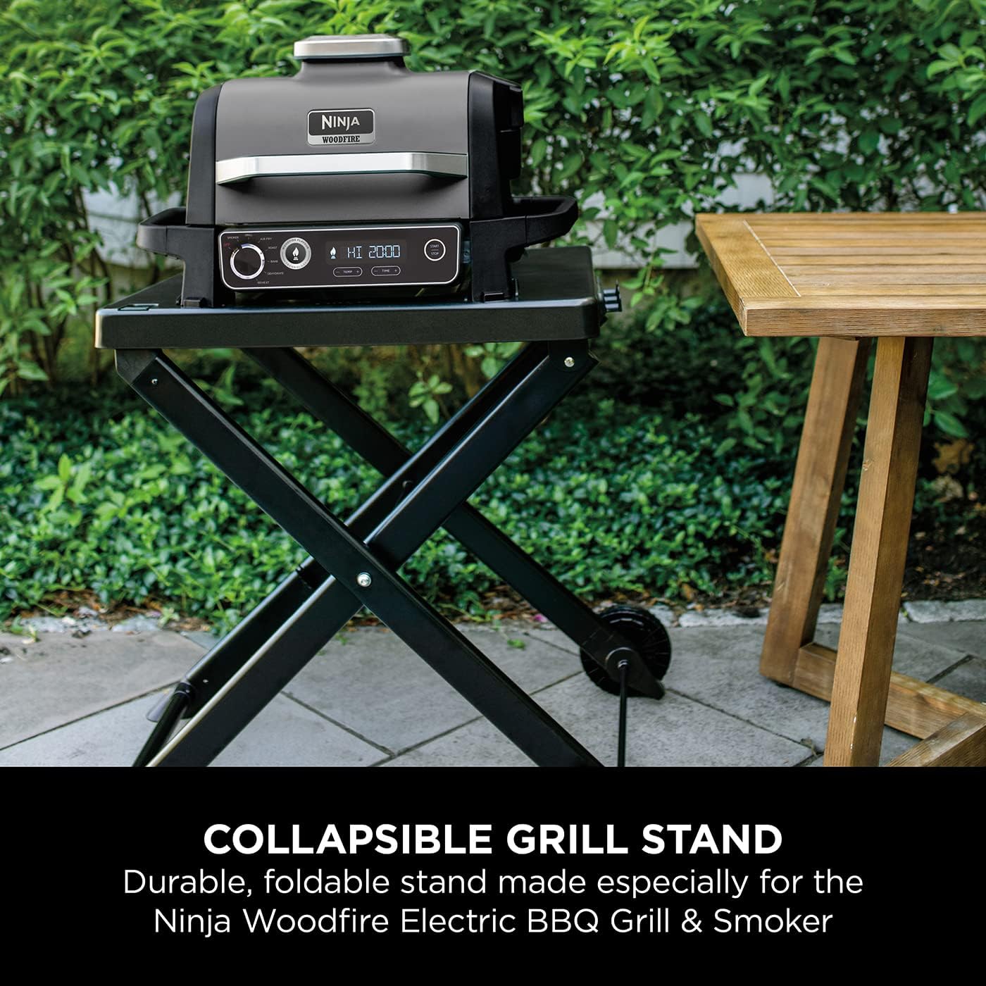 Ninja Woodfire Electric BBQ Grill Stand - XSKGRLLSTDEUK