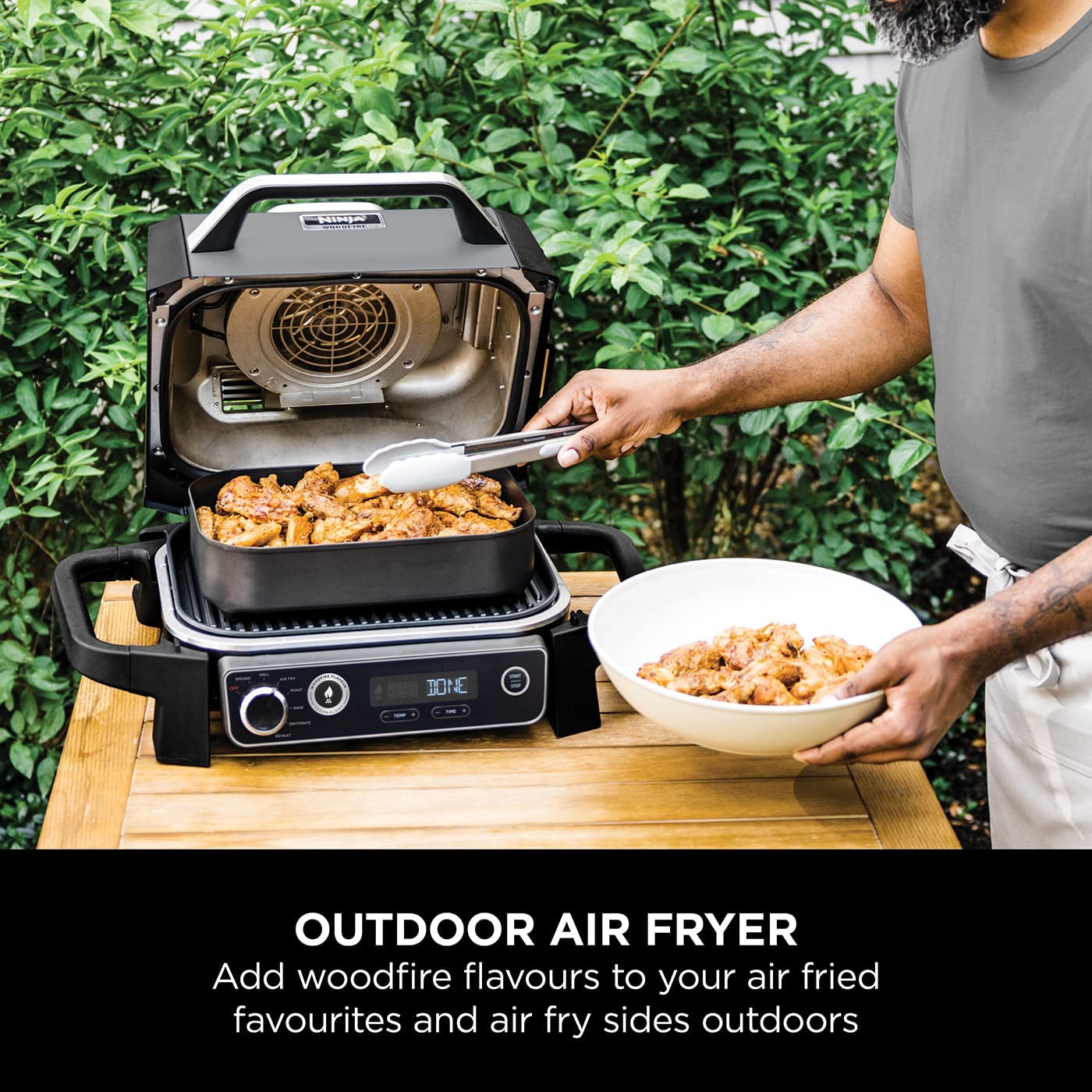 Ninja Woodfire Electric BBQ Grill & Smoker - OG701UK