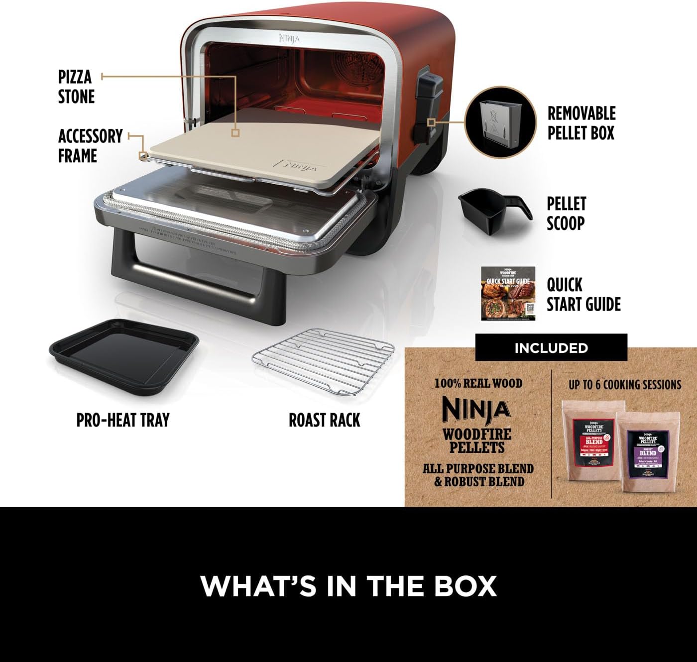 Ninja Woodfire Electric Outdoor Oven - OO101