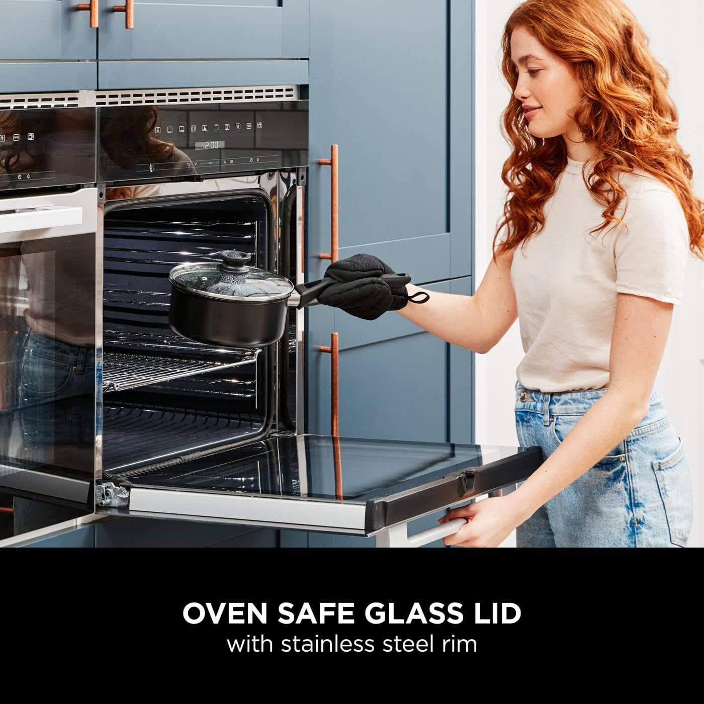 Juego de sartenes Ninja ZEROSTICK Classic de 5 piezas - CW55000UK