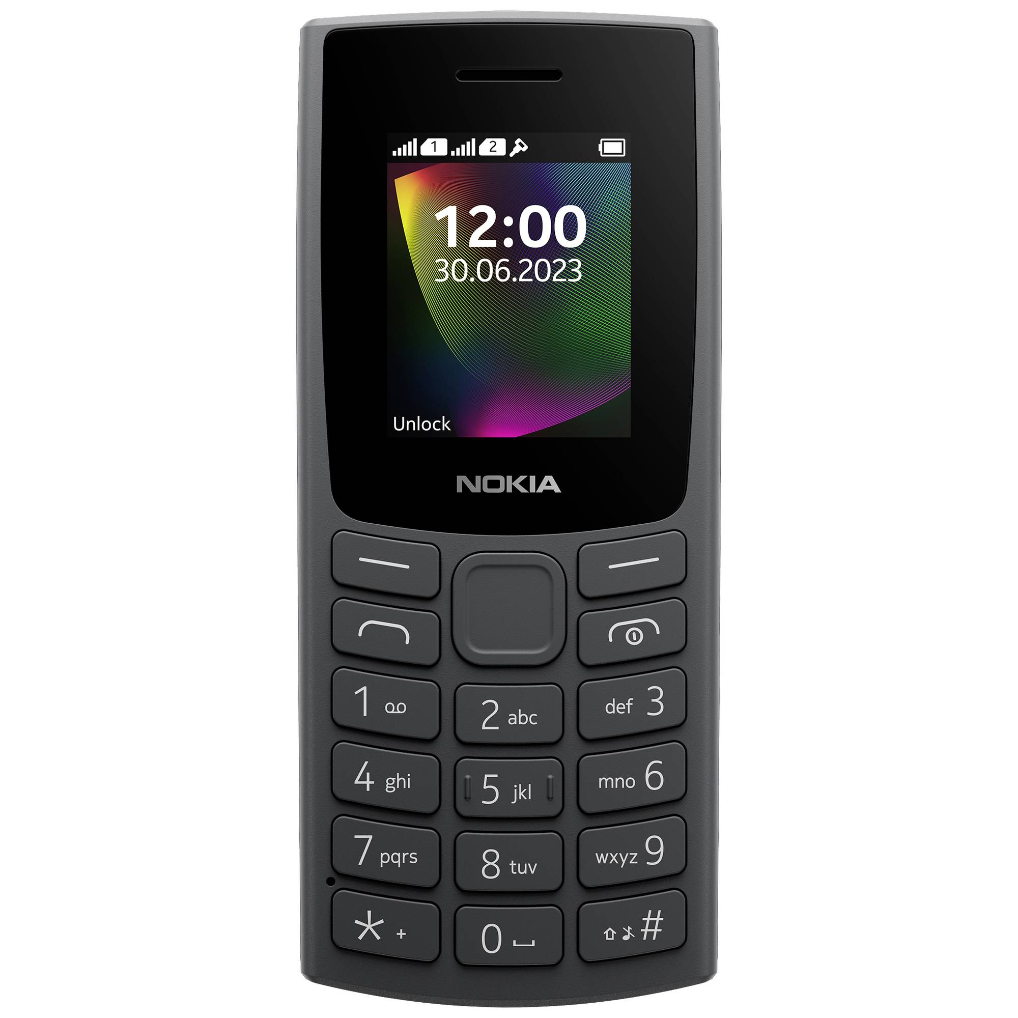 Nokia 105 Dual SIM 2024 Edition Mobile Phone | Black