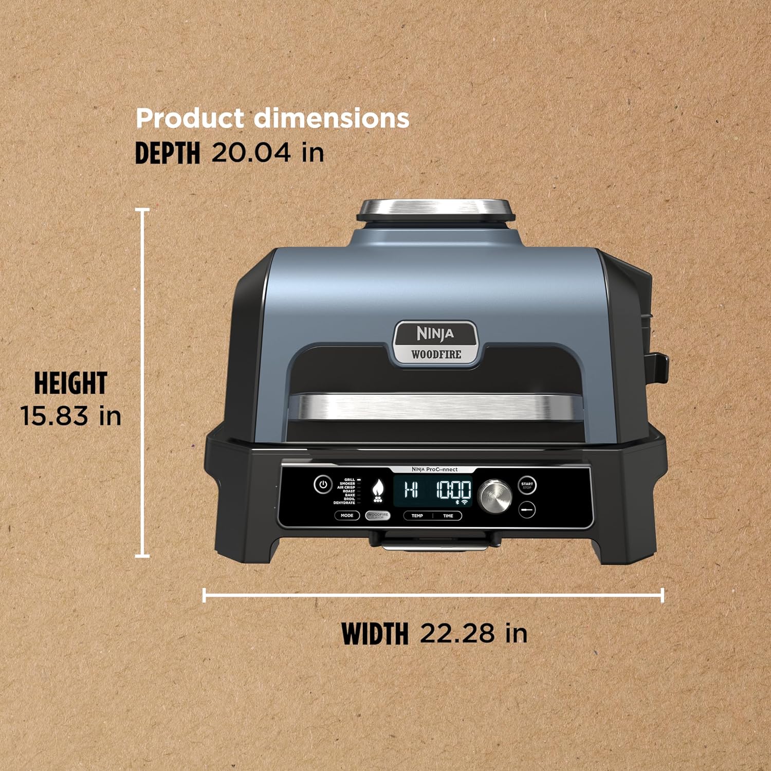 Ninja Woodfire ProConnect XL Outdoor Grill & Smoker - OG901UK