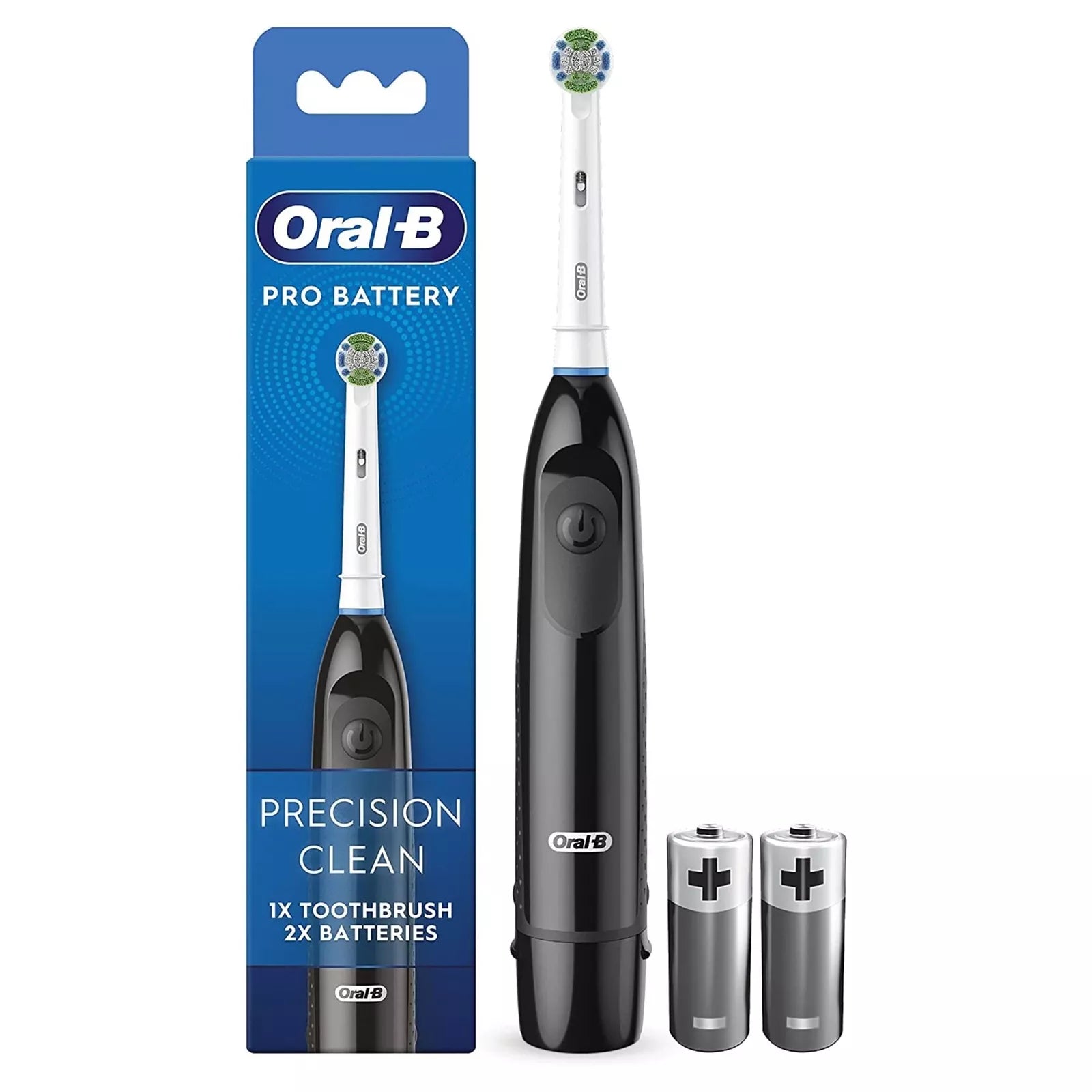 Cepillo de dientes a batería Oral-B Pro Precision Clean - Negro