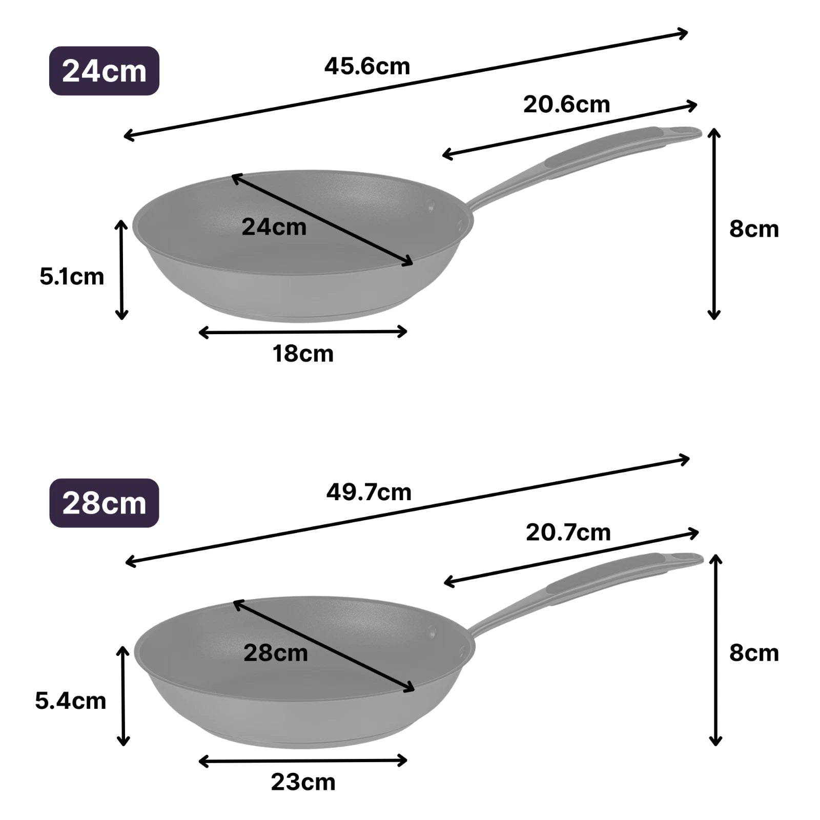 ProChef 5PC Stainless Steel Pan Set - CKW2766
