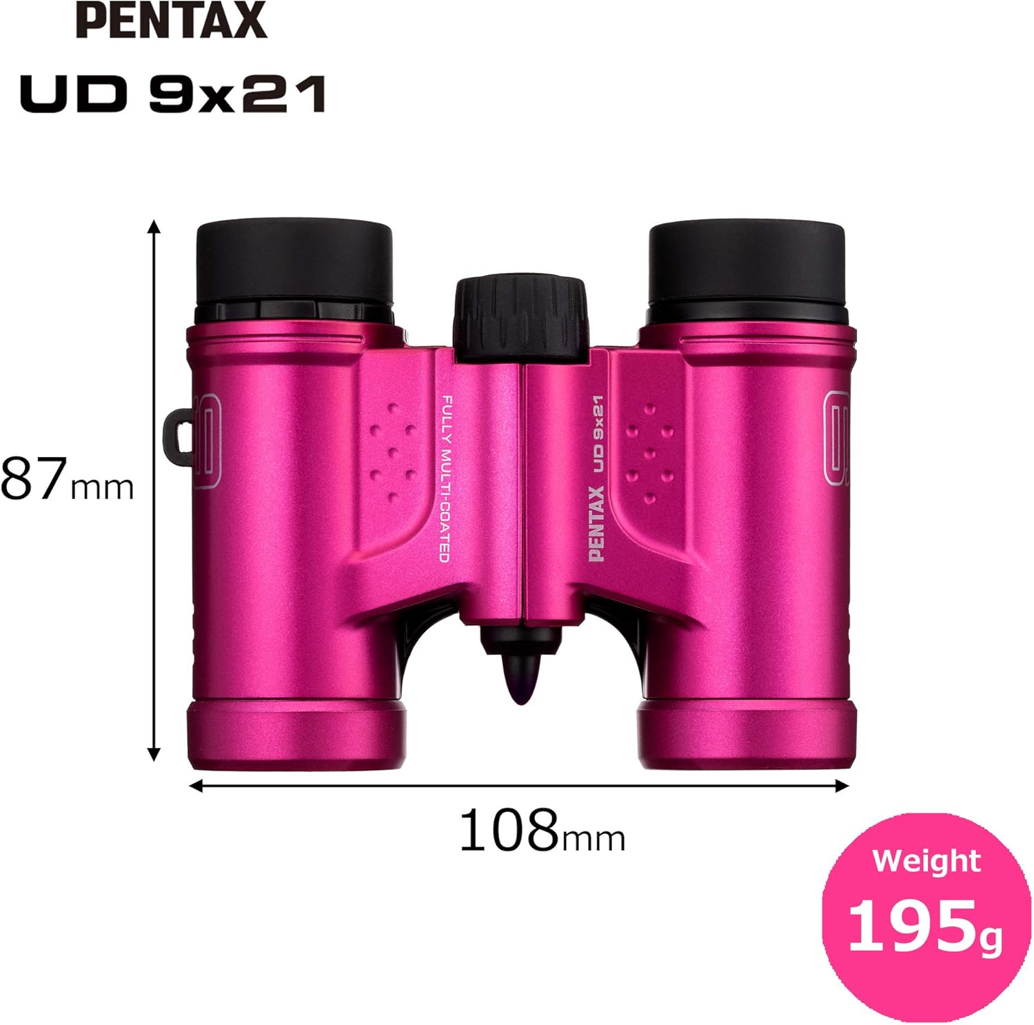 Prismáticos Ricoh Pentax UD 9x21 - Rosa
