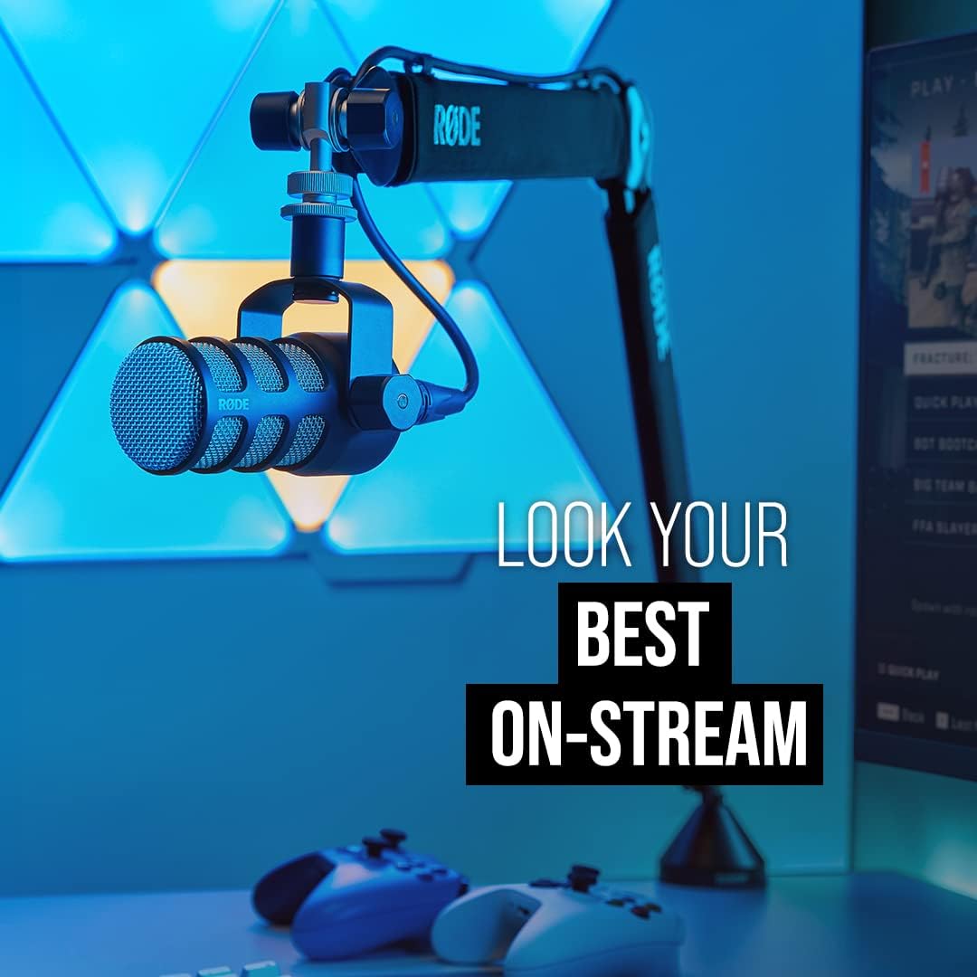 Rode PodMic Cardioid Dynamic Broadcast Microphone, Black - RODEPODMIC