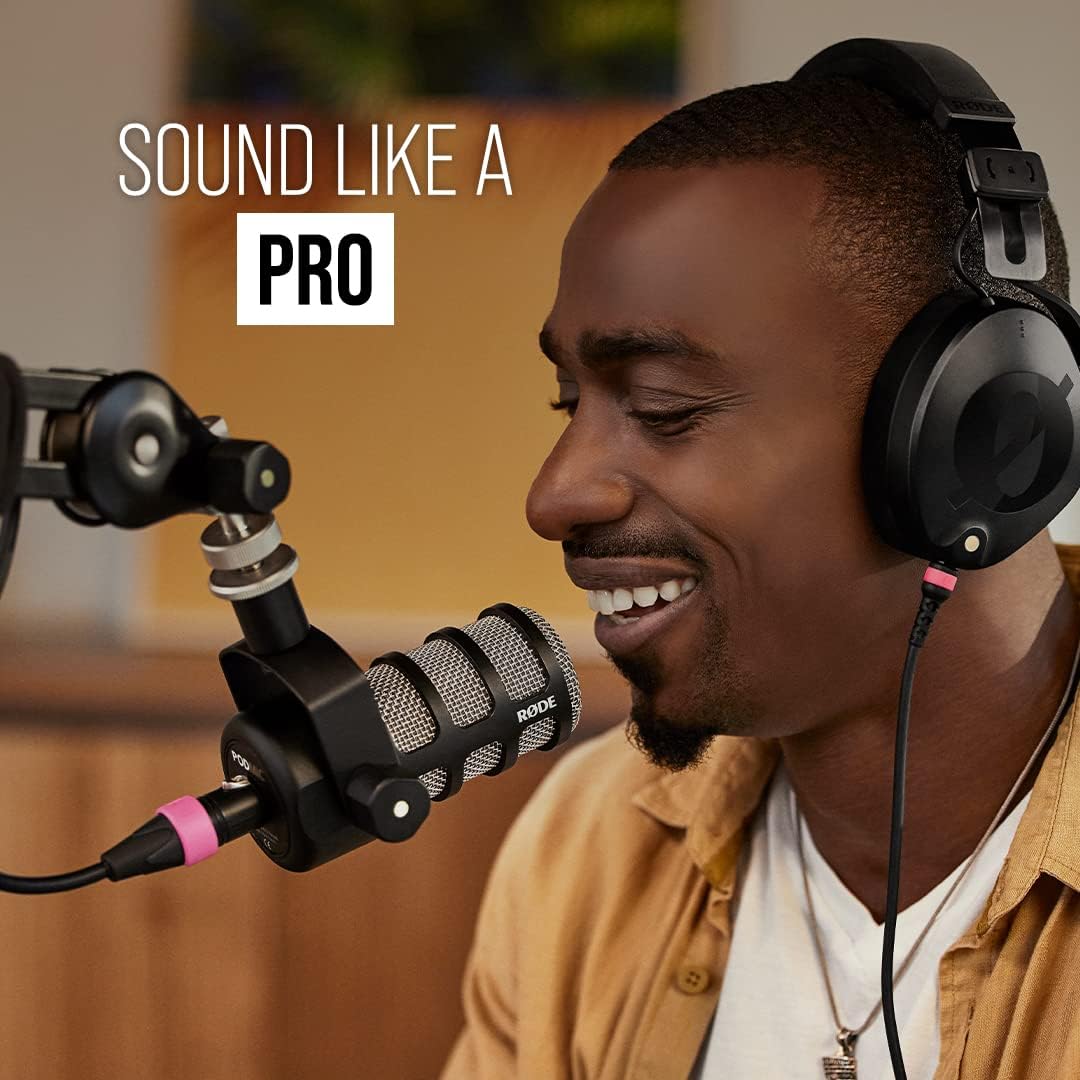 Rode PodMic Cardioid Dynamic Broadcast Microphone, Black - RODEPODMIC